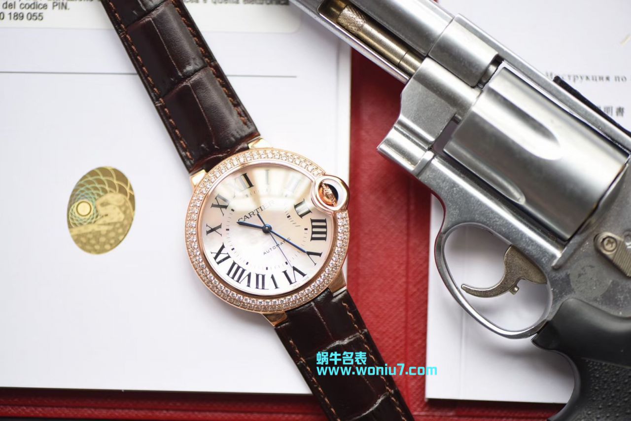 V6出品  Cartier  奢华蓝气球36 毫米女装机械 wrist watch  / K172