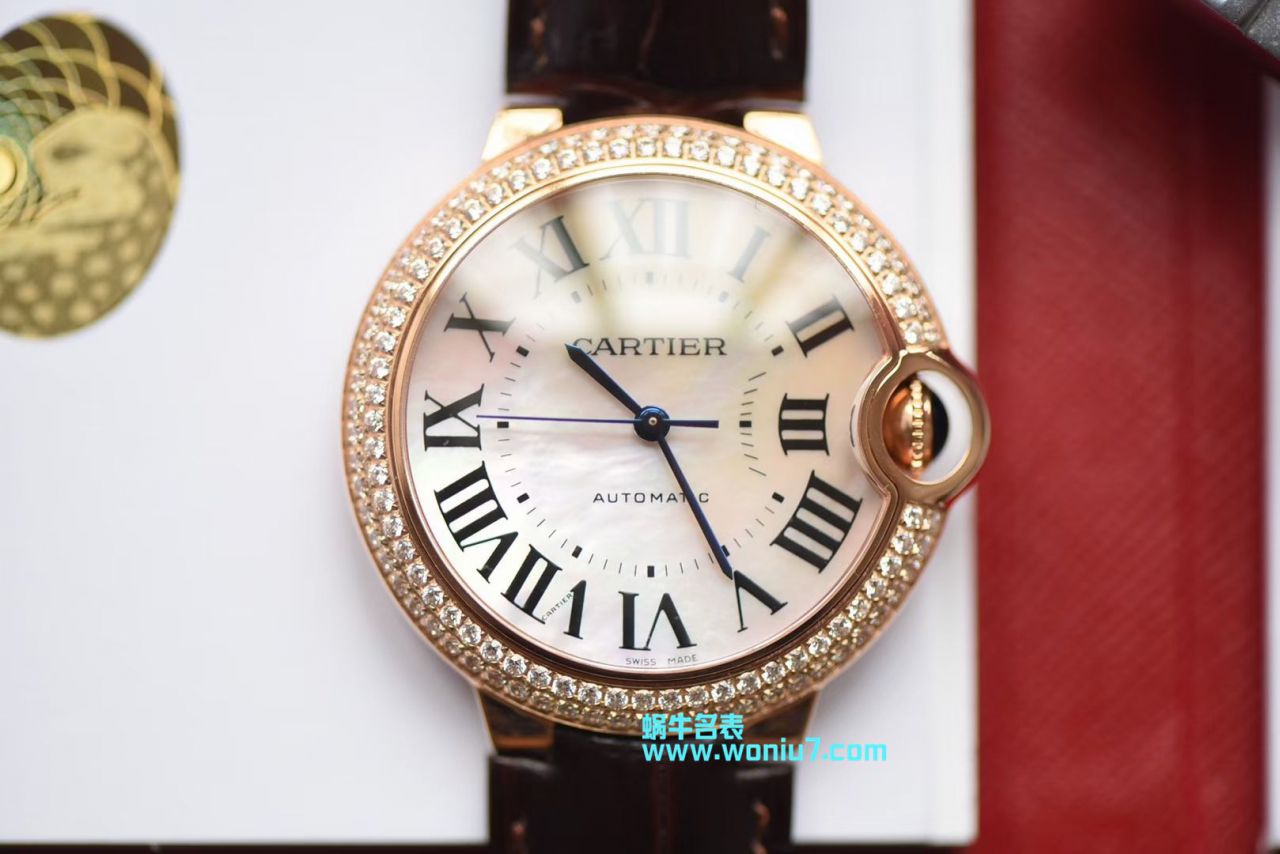 V6出品  Cartier  奢华蓝气球36 毫米女装机械 wrist watch  / K172