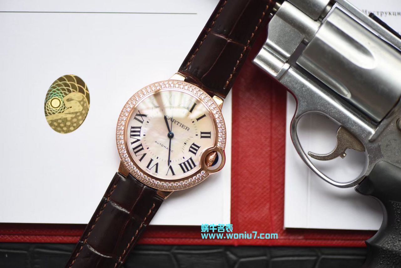V6出品  Cartier  奢华蓝气球36 毫米女装机械 wrist watch  / K172