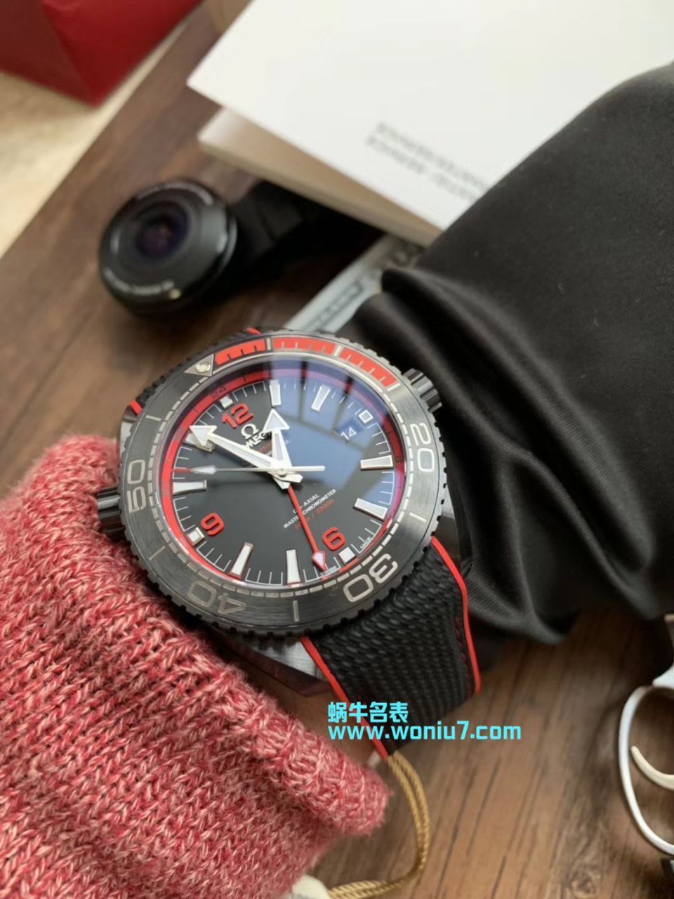 VSOMEGA全黑 Composite 海洋宇宙600米 “深海之黑”一比一超A高仿手表215.92.46.22.01.001 wrist watch  / M370