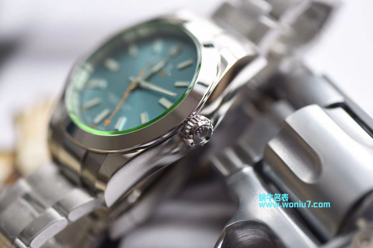 【DJ一比一超A高仿手表】 Rolex MILGAUSS系列116400-GV-72400蓝盘 wrist watch (绿玻璃) / R246