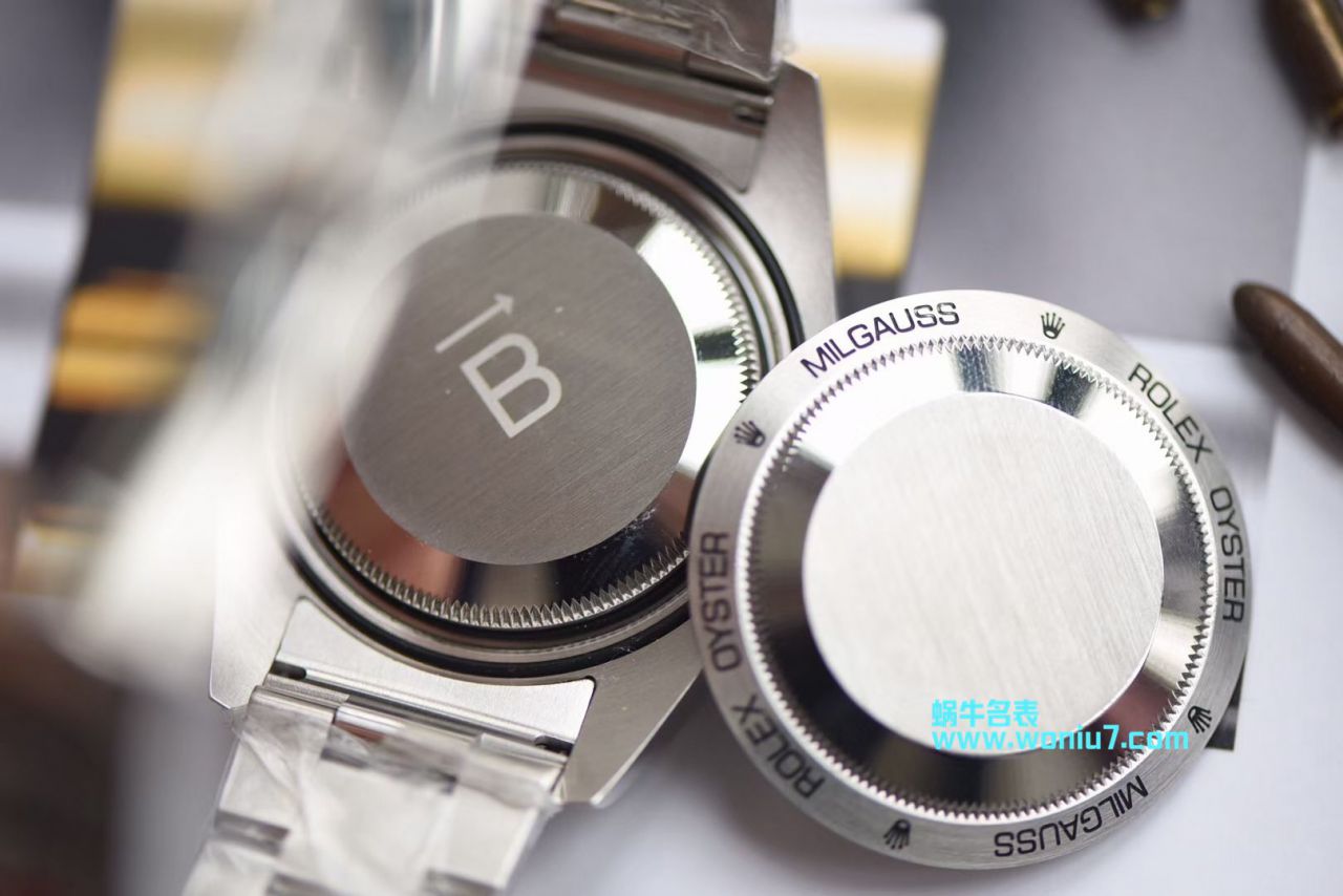 【DJ一比一超A高仿手表】 Rolex MILGAUSS系列116400-GV-72400蓝盘 wrist watch (绿玻璃) / R246