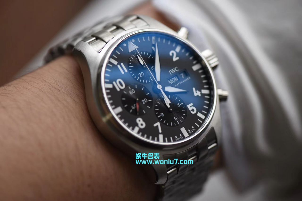【ZF Factory 1:1超A高仿手表】 IWC CHRONOGRAPH飞行员系列IW377709自动机械 wrist watch   / WG137