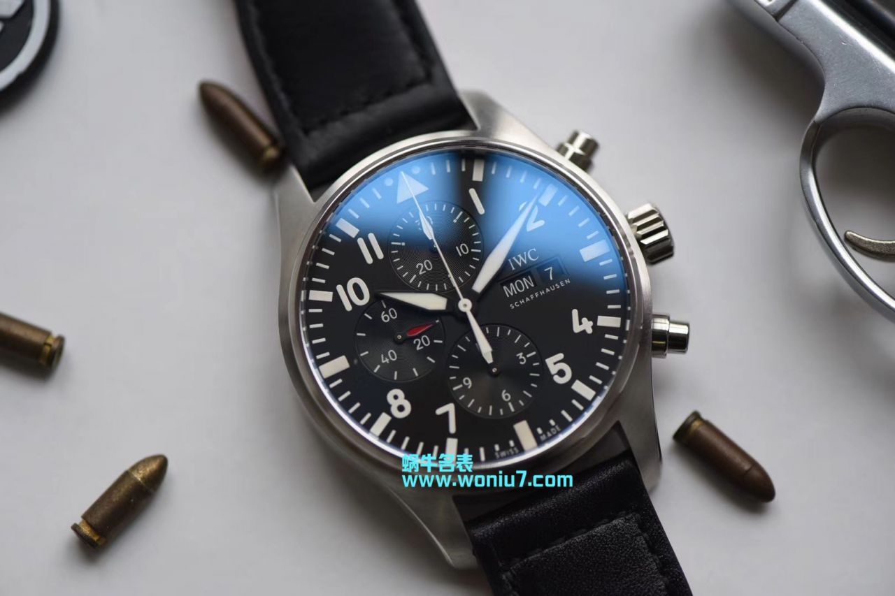 【ZF Factory 1:1超A高仿手表】 IWC CHRONOGRAPH飞行员系列IW377709自动机械 wrist watch   / WG137