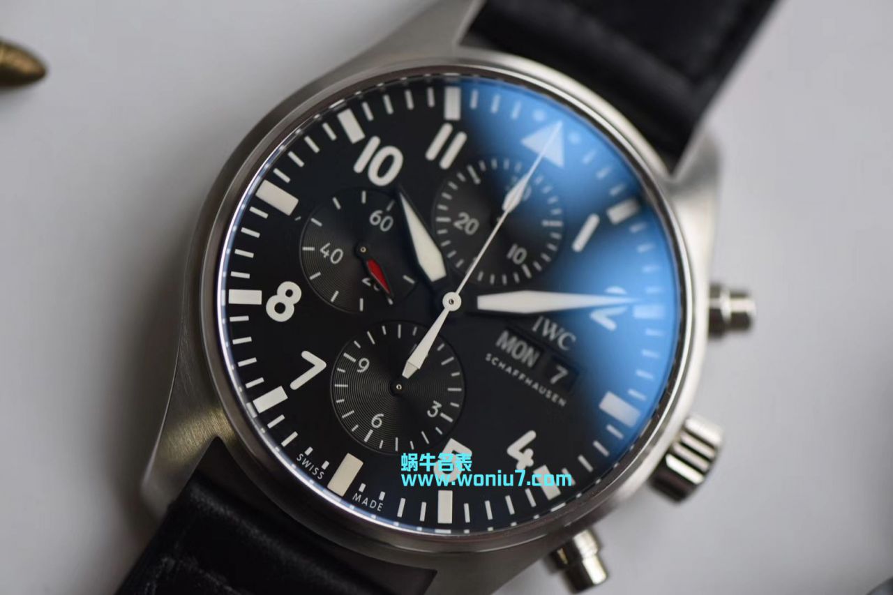【ZF Factory 1:1超A高仿手表】 IWC CHRONOGRAPH飞行员系列IW377709自动机械 wrist watch   / WG137