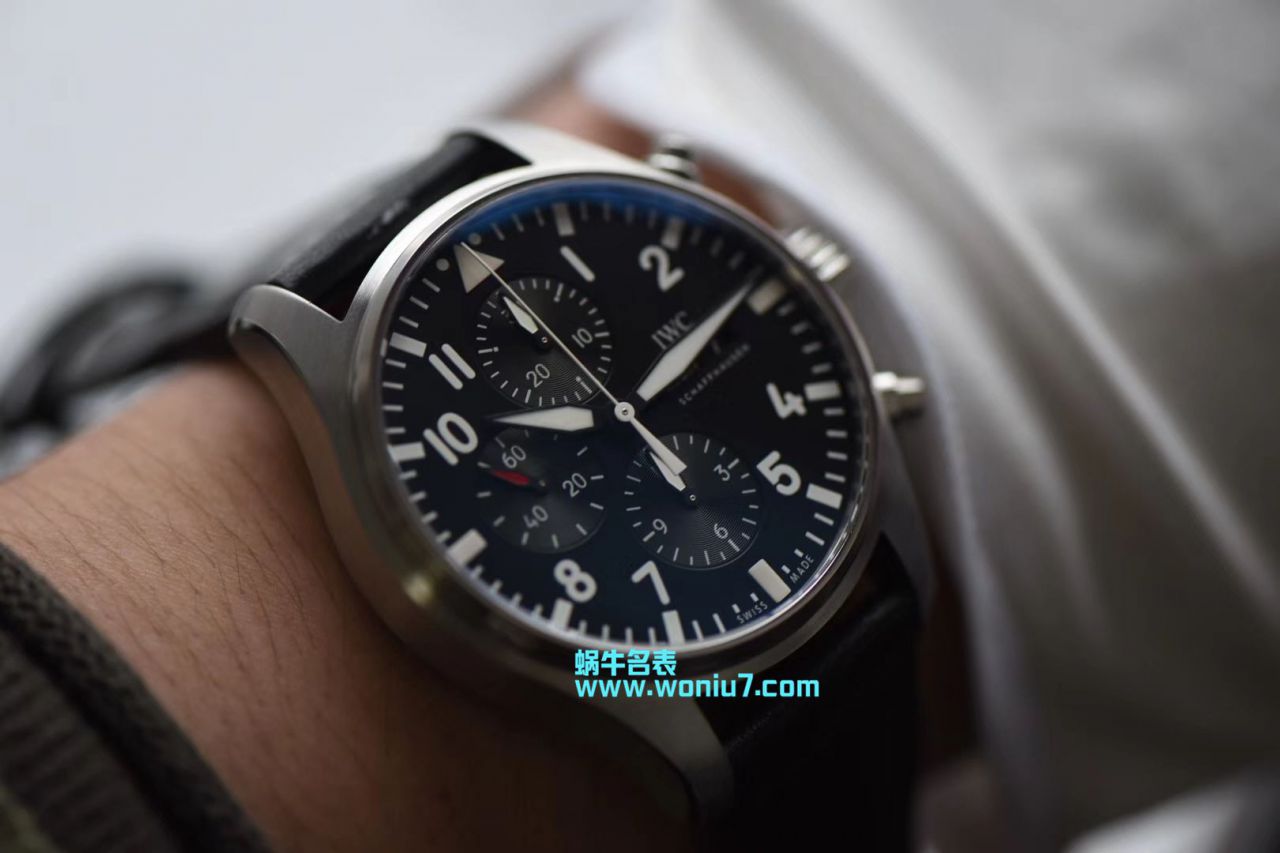 【ZF Factory 1:1超A高仿手表】 IWC CHRONOGRAPH飞行员系列IW377709自动机械 wrist watch   / WG137
