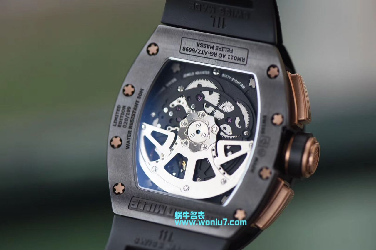 【KV一比一超A高仿手表】RICHARD MILLE Richard Miller男士系列RM011菲利普_马萨特别版 / KVRM011DFB