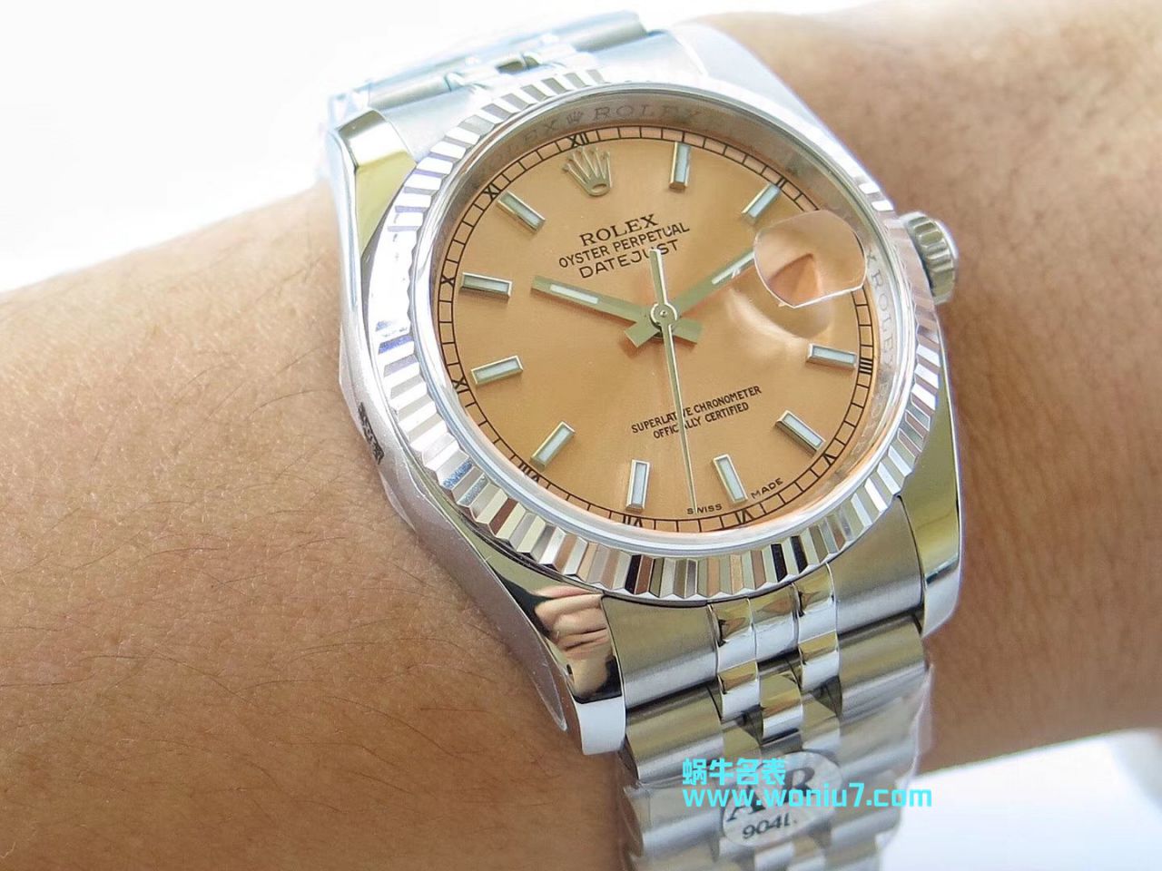 【AR一比一超A高仿手表】 Rolex   Datejust 系列116200-72600蓝盘36毫米中性 wrist watch 男女均可戴 / R207