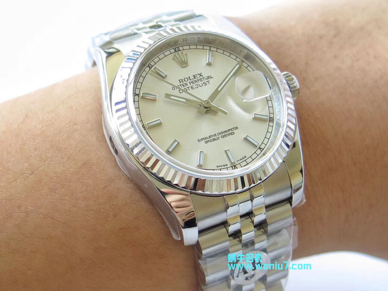 【AR一比一超A高仿手表】 Rolex   Datejust 系列116200-72600蓝盘36毫米中性 wrist watch 男女均可戴 / R207