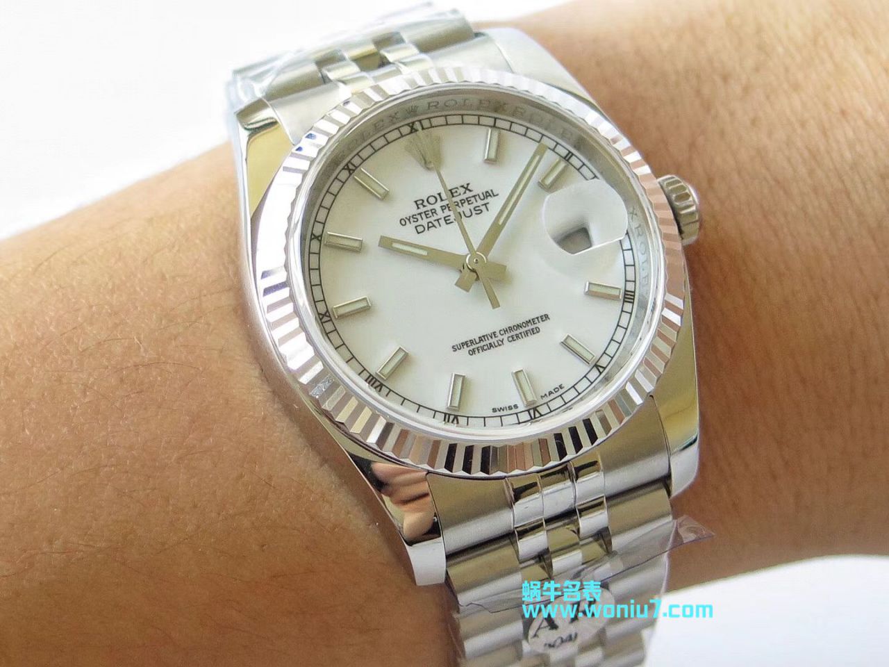 【AR一比一超A高仿手表】 Rolex   Datejust 系列116200-72600蓝盘36毫米中性 wrist watch 男女均可戴 / R207