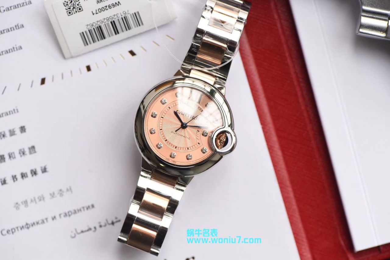 【V6一比一超A高精仿手表】 Cartier  蓝气球系列W3BB0002 wrist watch 33毫米女装 / K176