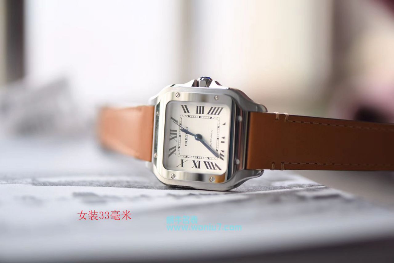 【V6 Factory 一比一超A top 高仿手表】 Cartier   Santos 系列WSSA0009男女情侣 wrist watch  / K165