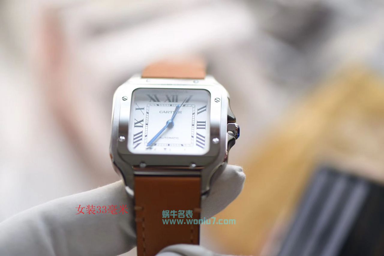 【V6 Factory 一比一超A top 高仿手表】 Cartier   Santos 系列WSSA0009男女情侣 wrist watch  / K165
