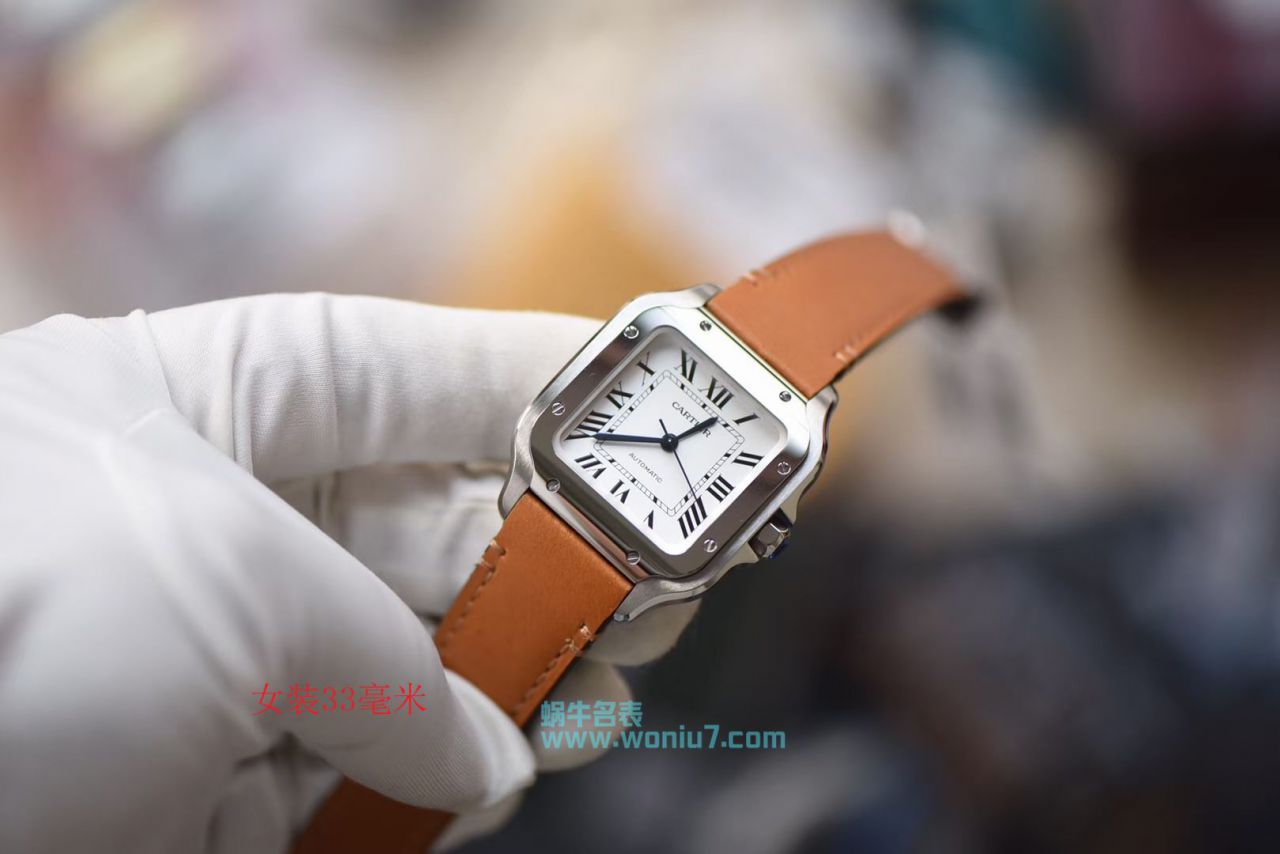 【V6 Factory 一比一超A top 高仿手表】 Cartier   Santos 系列WSSA0009男女情侣 wrist watch  / K165