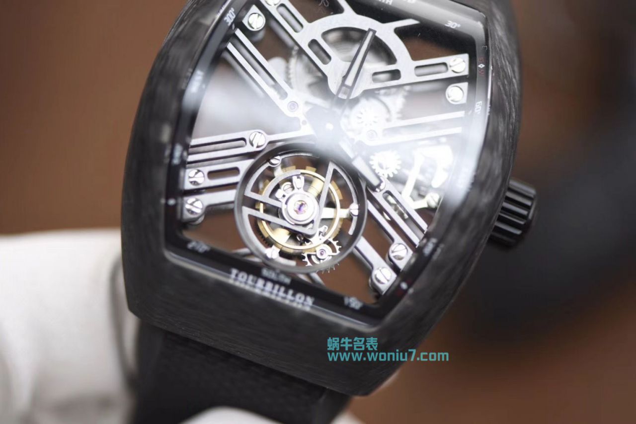 【JB一比一超A精高仿手表】Franck MullerNEW SARATOGE系列V 45 T SQT CARBONE Tourbillon  wrist watch  / FL030