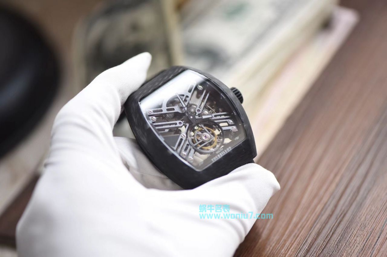 【JB一比一超A精高仿手表】Franck MullerNEW SARATOGE系列V 45 T SQT CARBONE Tourbillon  wrist watch  / FL030