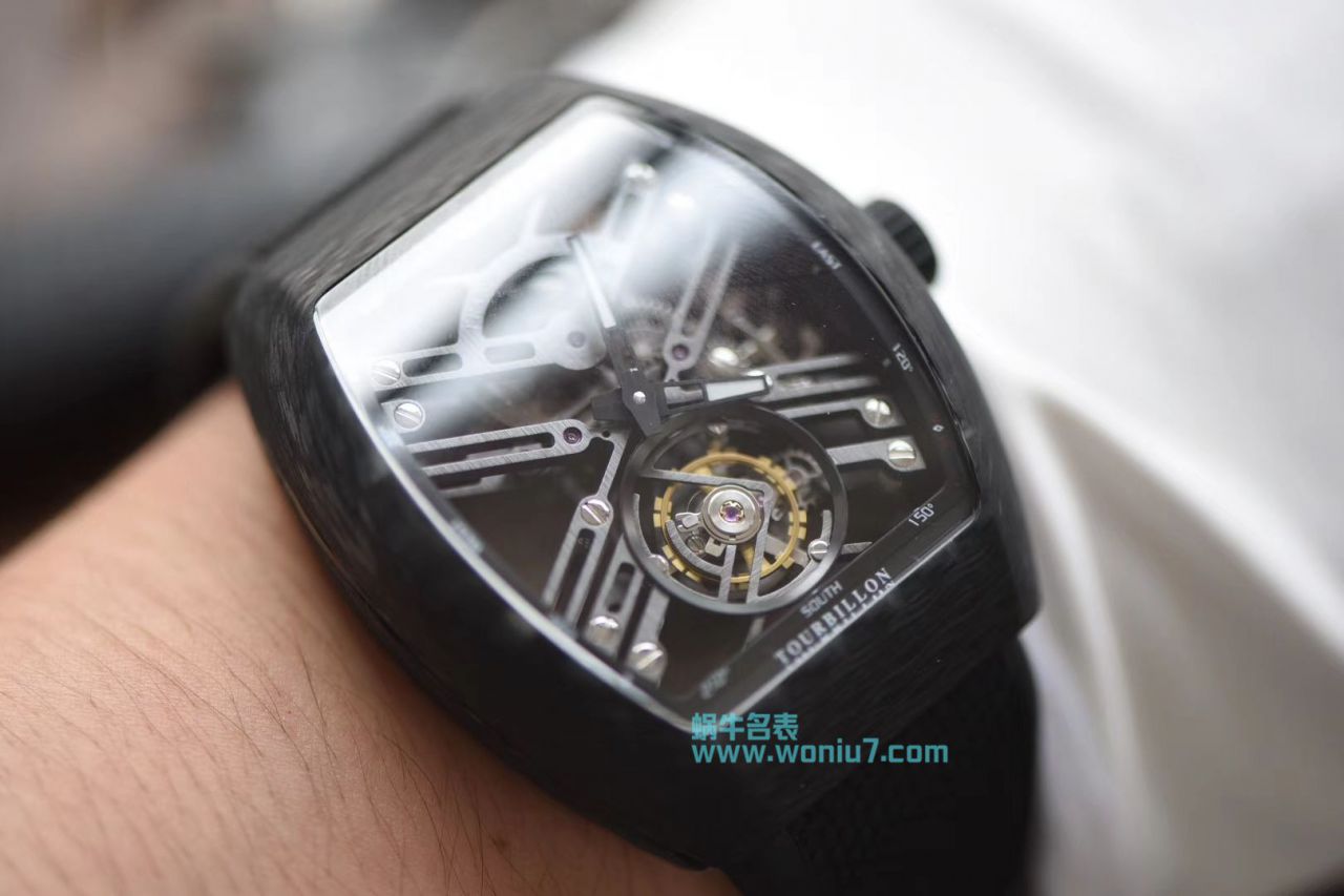 【JB一比一超A精高仿手表】Franck MullerNEW SARATOGE系列V 45 T SQT CARBONE Tourbillon  wrist watch  / FL030