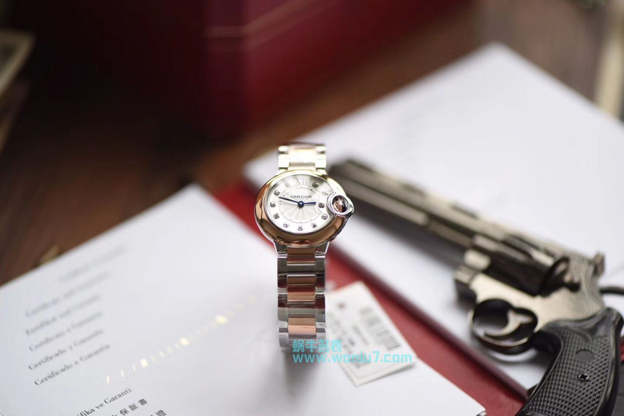 【V6一比一 top 超A高精仿手表】 Cartier  蓝气球系列W3BB0005 wrist watch 女装28毫米石英 Movement  / K182