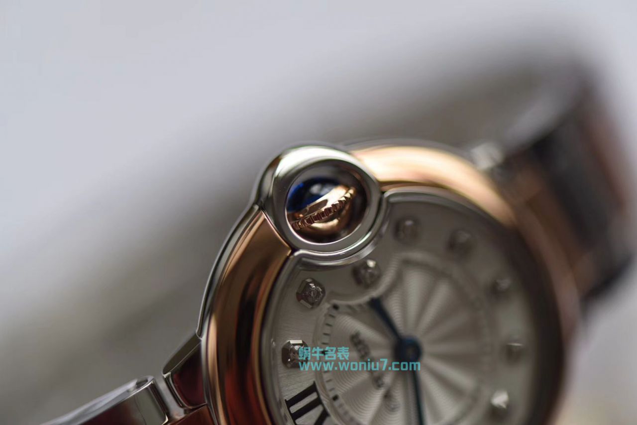 【V6一比一 top 超A高精仿手表】 Cartier  蓝气球系列W3BB0005 wrist watch 女装28毫米石英 Movement  / K182
