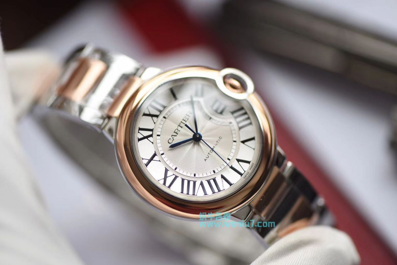 【V6一比一 top 超A克隆高仿手表】 Cartier  蓝气球系列W2BB0003 wrist watch 女装36毫米机械 / K183