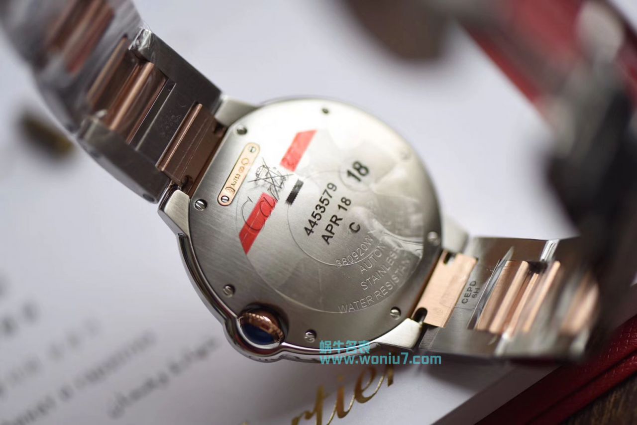 【V6一比一 top 超A克隆高仿手表】 Cartier  蓝气球系列W2BB0003 wrist watch 女装36毫米机械 / K183