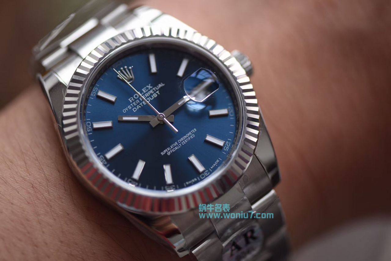 【AR一比一超A top 高仿】 Rolex   Datejust DATEJUST系列116334-72210蓝盘 wrist watch 904钢 / R252