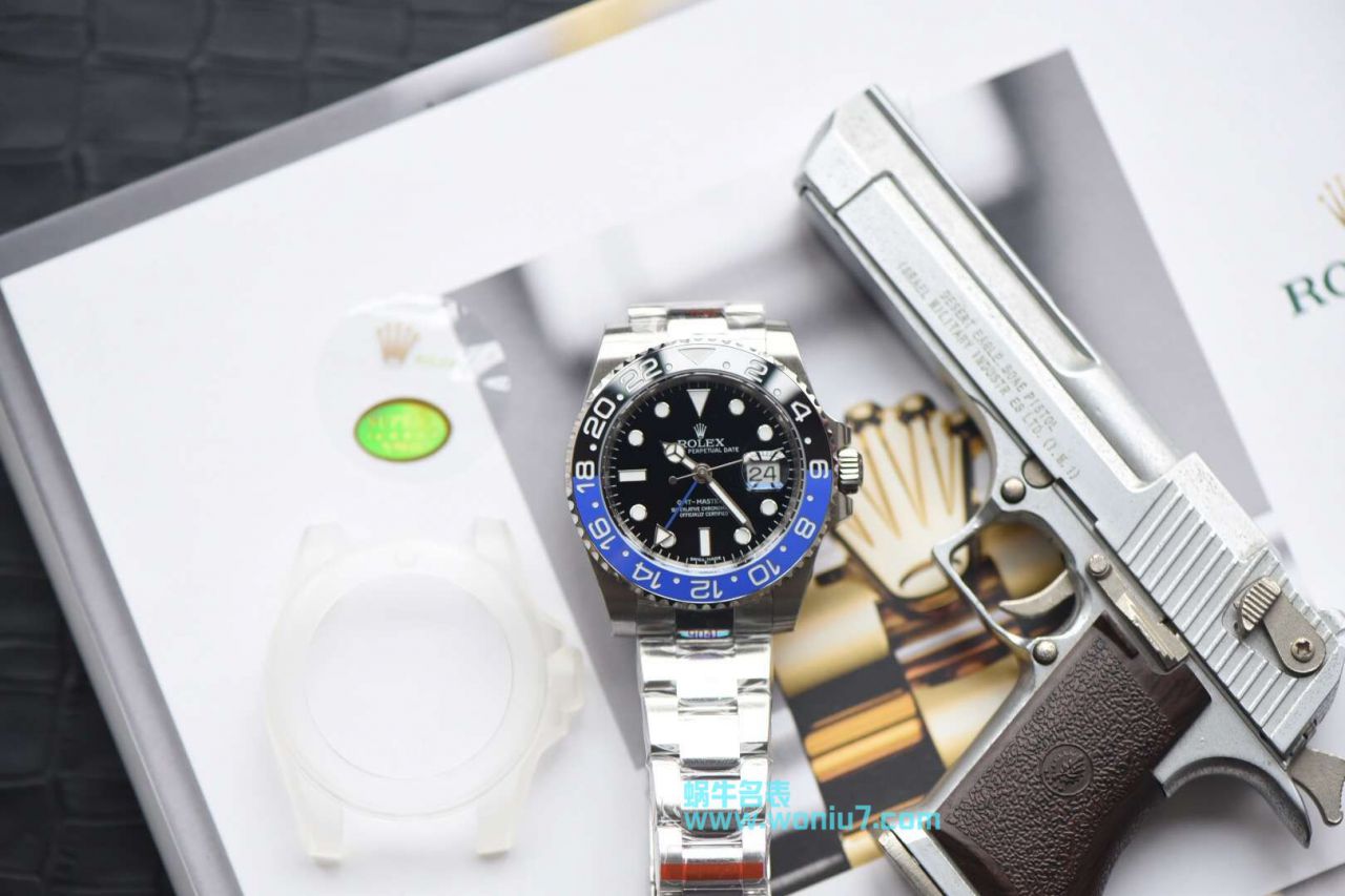 【N Factory 一比一超A高仿手表】N  Factory V9版本904L精钢蓝黑圈 Rolex  GMT MASTER 二代GMT116710BLNR-78200 wrist watch  / R256