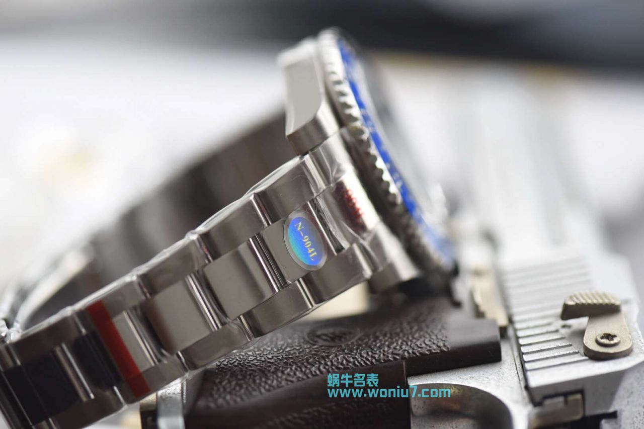 【N Factory 一比一超A高仿手表】N  Factory V9版本904L精钢蓝黑圈 Rolex  GMT MASTER 二代GMT116710BLNR-78200 wrist watch  / R256