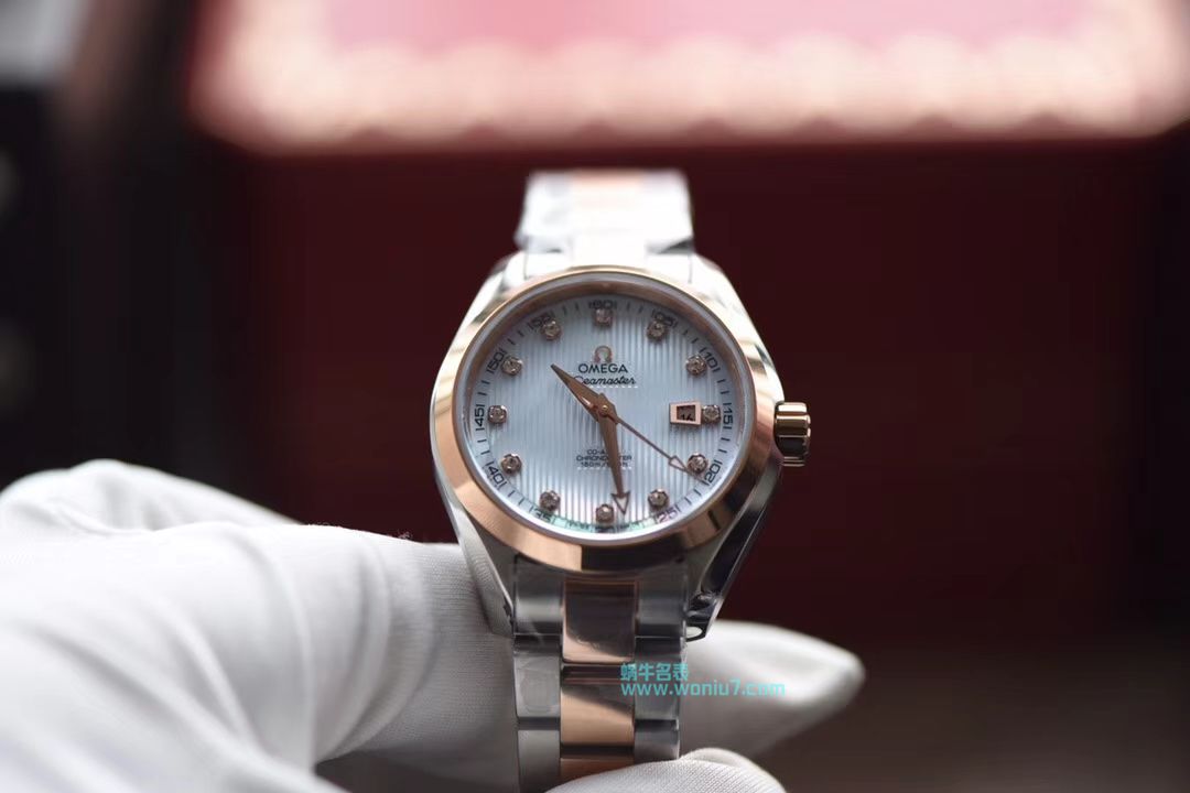 【HBBV6 Factory 1:1 top 复刻手表】OMEGA Seamaster 系列231.20.30.20.06.003女装手表 / MAH245