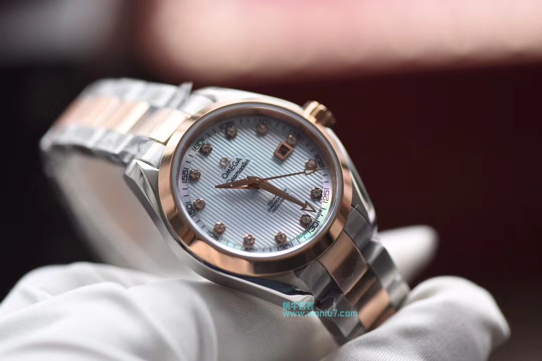 【HBBV6 Factory 1:1 top 复刻手表】OMEGA Seamaster 系列231.20.30.20.06.003女装手表 / MAH245