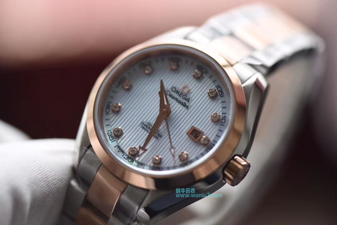 【HBBV6 Factory 1:1 top 复刻手表】OMEGA Seamaster 系列231.20.30.20.06.003女装手表 / MAH245