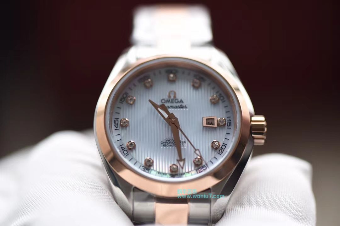【HBBV6 Factory 1:1 top 复刻手表】OMEGA Seamaster 系列231.20.30.20.06.003女装手表 / MAH245