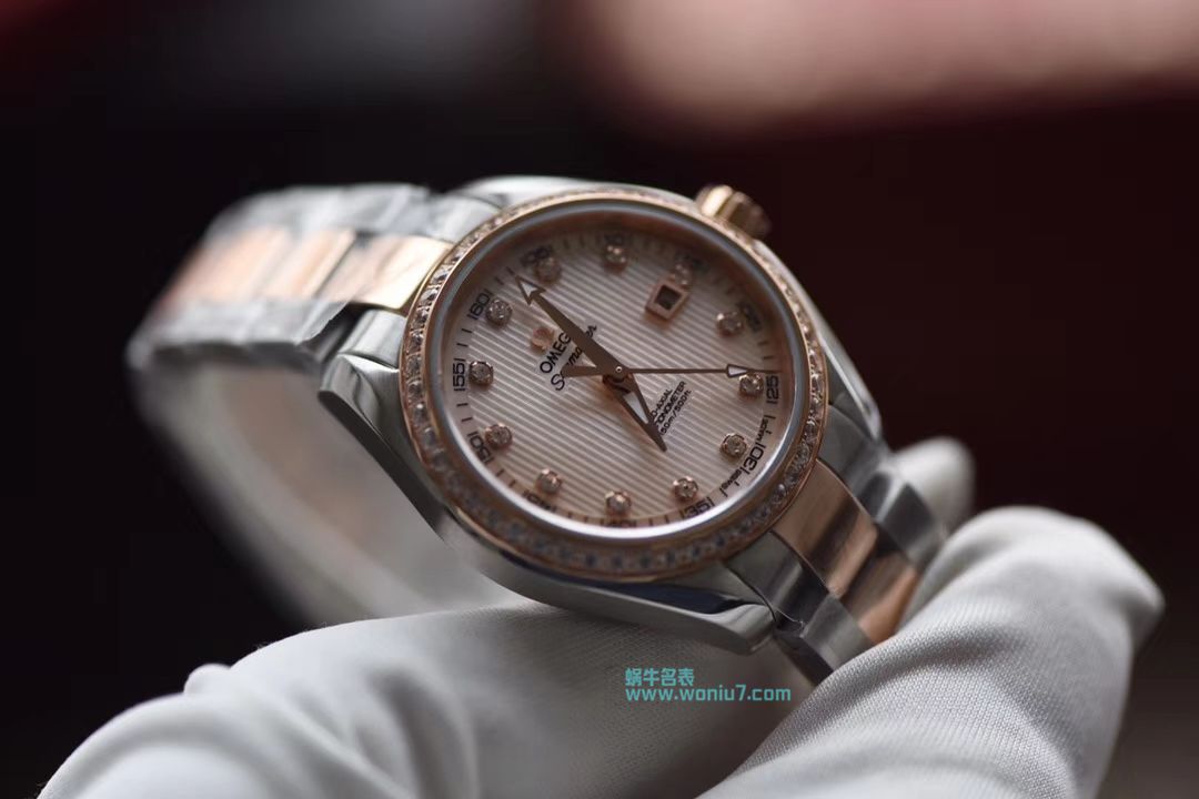 【HBBV6 Factory 1:1 top 复刻手表】OMEGA Seamaster 系列231.20.30.20.06.003女装手表 / MAH245