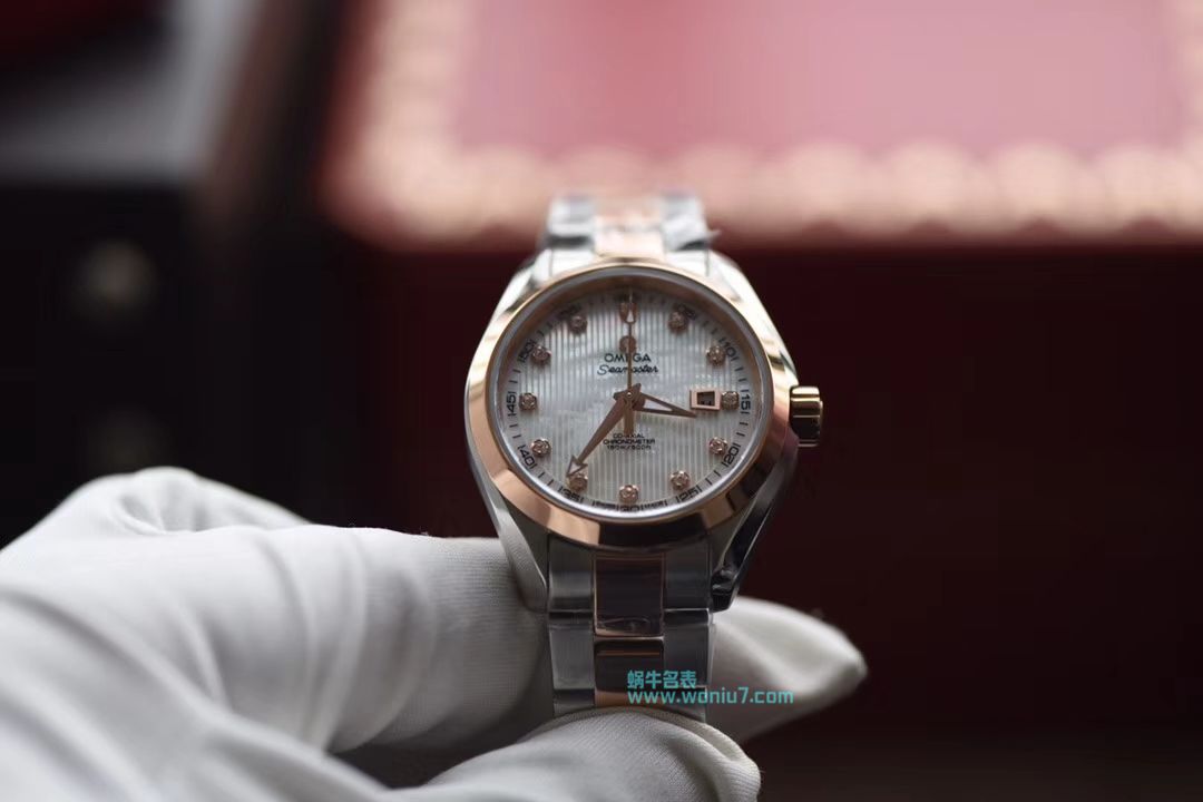 【HBBV6 Factory 1:1 top 复刻手表】OMEGA Seamaster 系列231.20.30.20.06.003女装手表 / MAH245