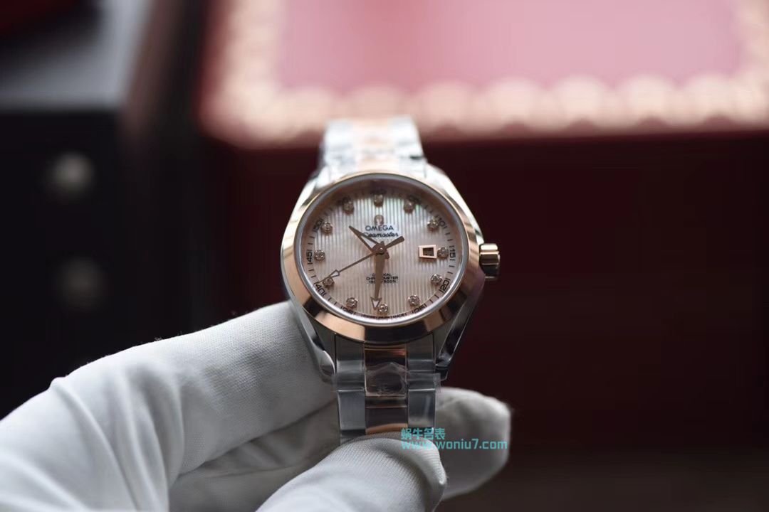 【HBBV6 Factory 1:1 top 复刻手表】OMEGA Seamaster 系列231.20.30.20.06.003女装手表 / MAH245