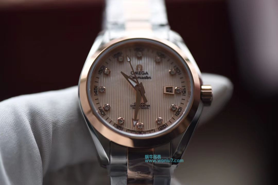 【HBBV6 Factory 1:1 top 复刻手表】OMEGA Seamaster 系列231.20.30.20.06.003女装手表 / MAH245