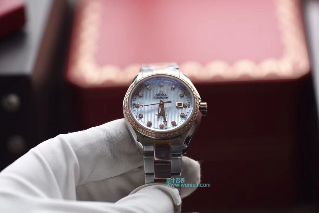 【HBBV6 Factory 1:1 top 复刻手表】OMEGA Seamaster 系列231.20.30.20.06.003女装手表 / MAH245