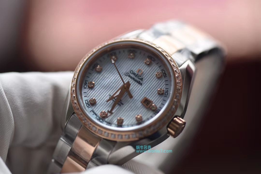 【HBBV6 Factory 1:1 top 复刻手表】OMEGA Seamaster 系列231.20.30.20.06.003女装手表 / MAH245