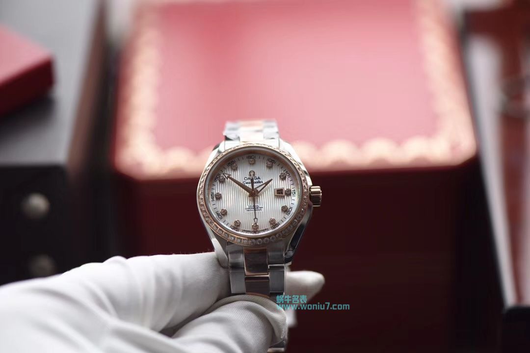【HBBV6 Factory 1:1 top 复刻手表】OMEGA Seamaster 系列231.20.30.20.06.003女装手表 / MAH245