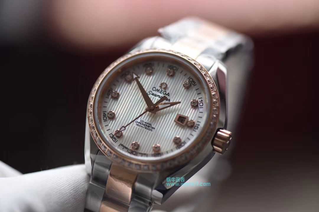 【HBBV6 Factory 1:1 top 复刻手表】OMEGA Seamaster 系列231.20.30.20.06.003女装手表 / MAH245