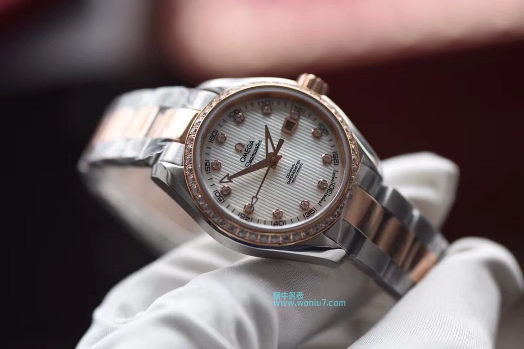 【HBBV6 Factory 1:1 top 复刻手表】OMEGA Seamaster 系列231.20.30.20.06.003女装手表 / MAH245