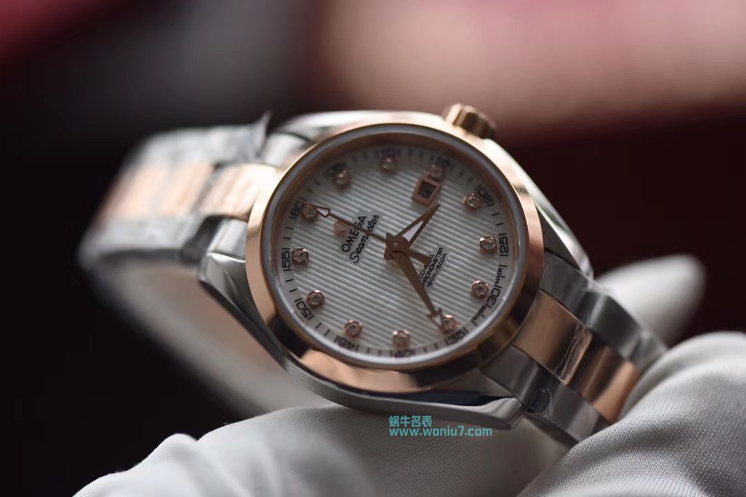 【HBBV6 Factory 1:1 top 复刻手表】OMEGA Seamaster 系列231.20.30.20.06.003女装手表 / MAH245