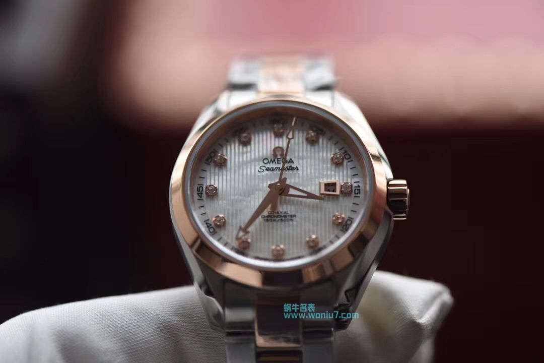 【HBBV6 Factory 1:1 top 复刻手表】OMEGA Seamaster 系列231.20.30.20.06.003女装手表 / MAH245