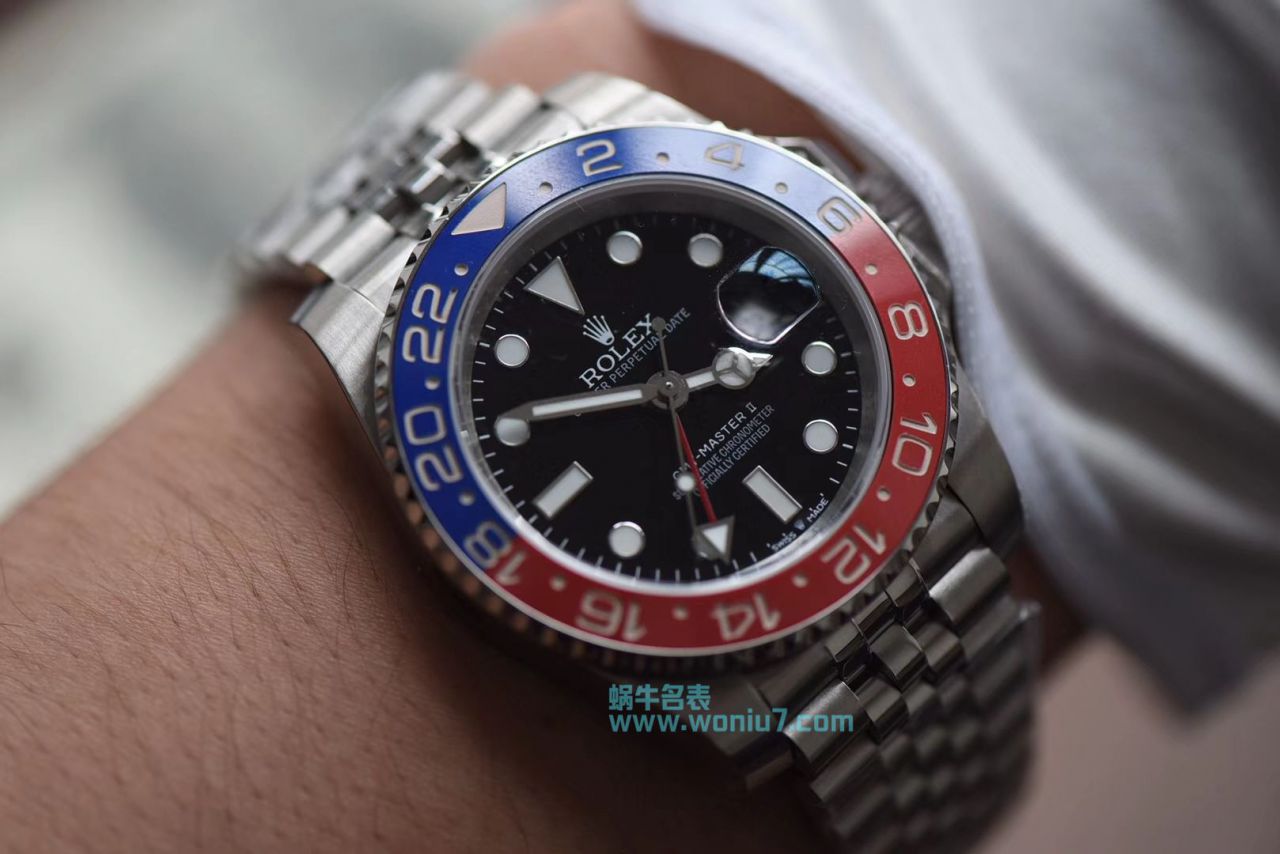 【DJ一比一超A高仿手表】 Rolex  GMT MASTER II系列126710BLRO-0001 wrist watch 可乐圈 / R261