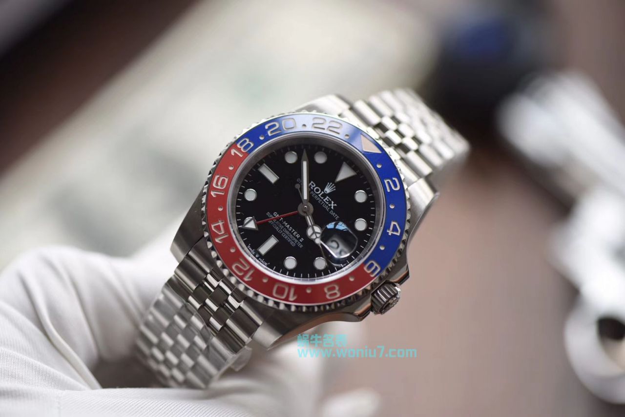 【DJ一比一超A高仿手表】 Rolex  GMT MASTER II系列126710BLRO-0001 wrist watch 可乐圈 / R261