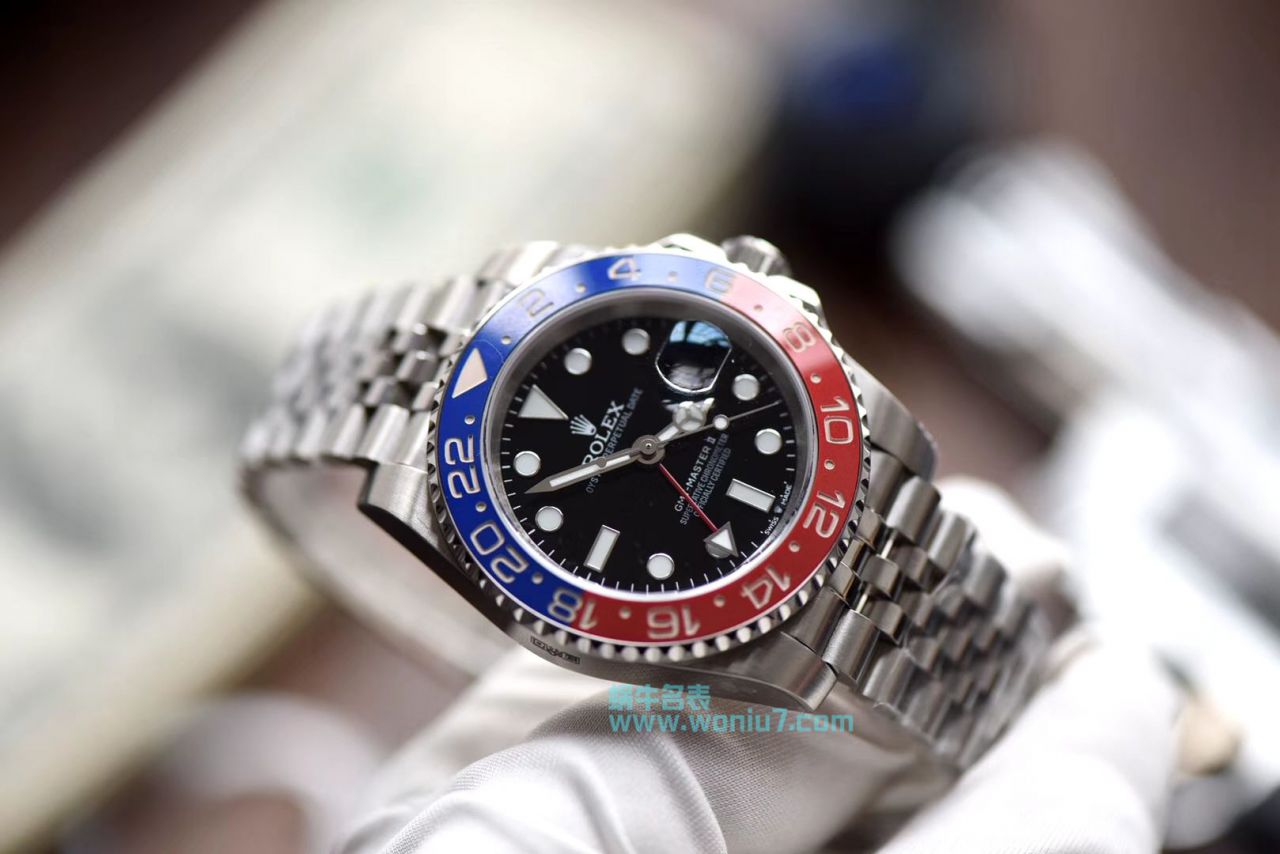 【DJ一比一超A高仿手表】 Rolex  GMT MASTER II系列126710BLRO-0001 wrist watch 可乐圈 / R261
