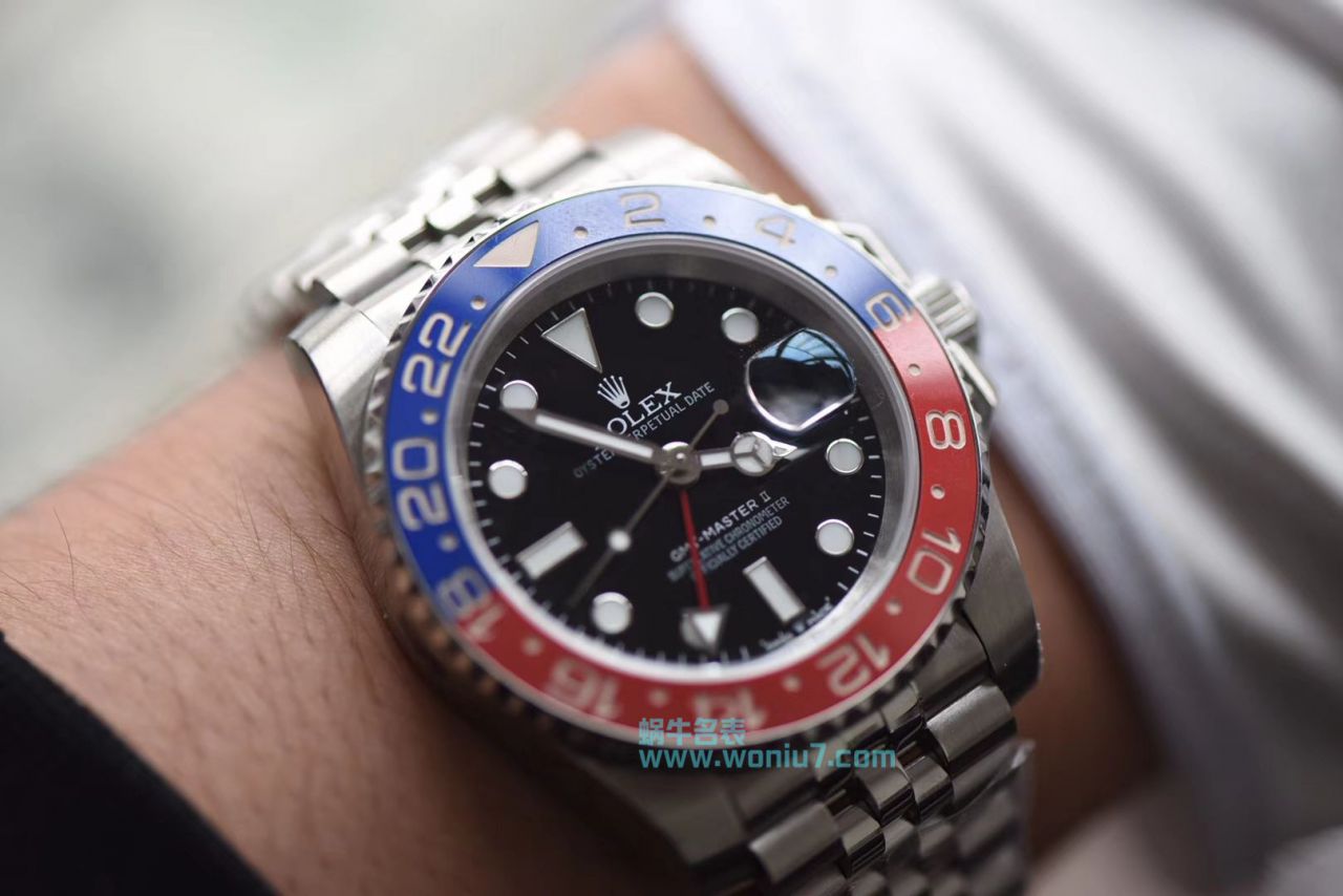 【DJ一比一超A高仿手表】 Rolex  GMT MASTER II系列126710BLRO-0001 wrist watch 可乐圈 / R261