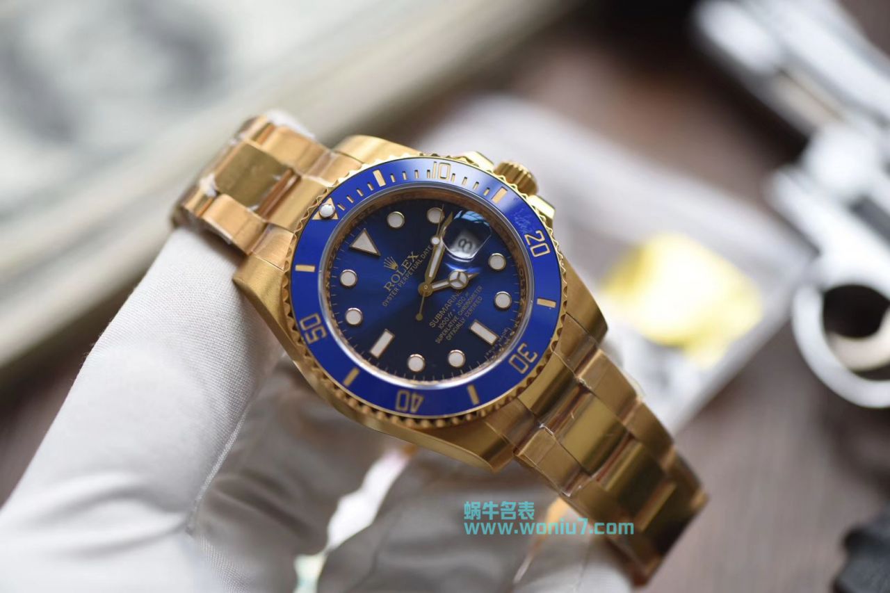 【VR全包真18K黄金款】 Rolex  Submariner 型一比一复刻高仿116618LB-97208 wrist watch  / R262
