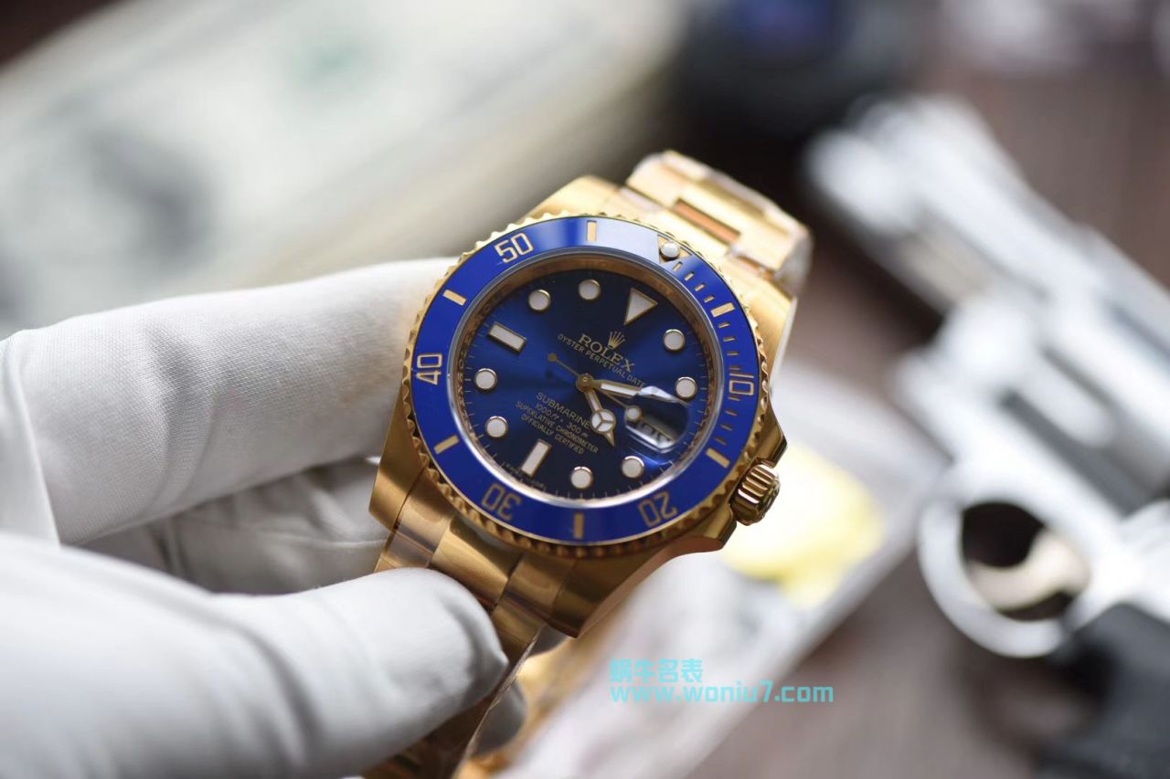 【VR全包真18K黄金款】 Rolex  Submariner 型一比一复刻高仿116618LB-97208 wrist watch  / R262