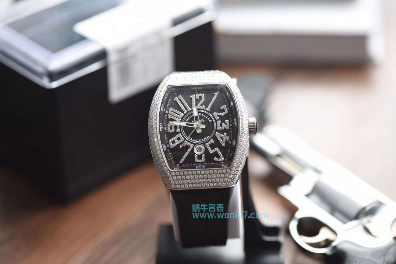 【最高版本复刻高仿～F M 霸气V45】 Franck Muller VANGUARD系列V45镶钻 wrist watch  / FL031